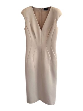 Tom Ford Blush Fitted Silk Dress