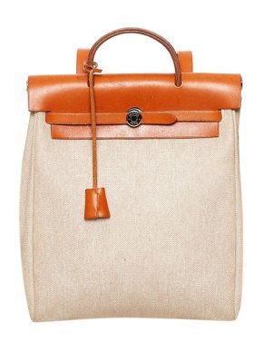 Hermes Herbag Canvas Backpack