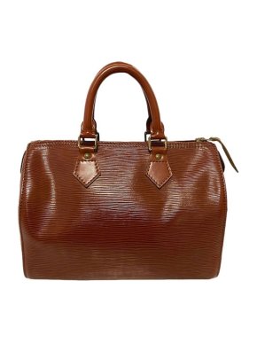Louis Vuitton Cognac Epi leather Speedy 25 bag