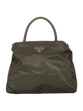 Prada Black nylon Tessuto tote bag