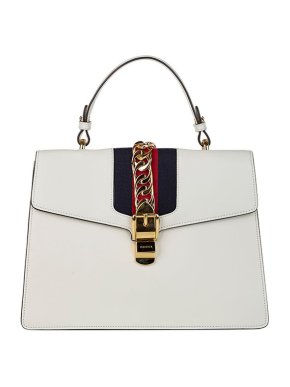 Gucci Ivory leather medium Sylvie bag