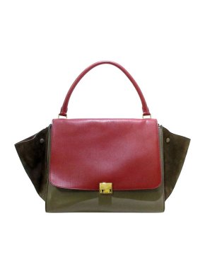 Celine Tricolour leather Trapeze bag