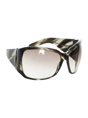 Gucci Striped acetate square frame sunglasses