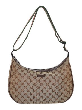 Gucci GG monogram canvas web bag