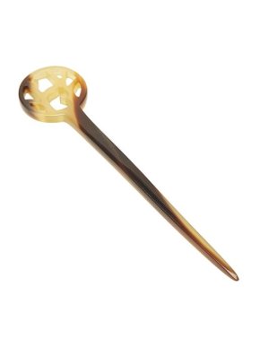 Hermes Buffalo Horn Hair Pick
