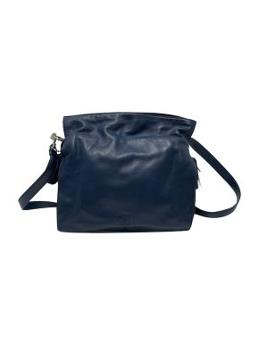 Loewe Vintage blue leather Flamenco Knot bag