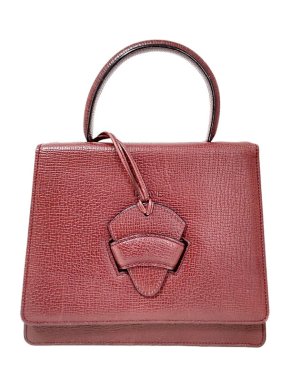 Loewe Vintage mauve leather Barcelona bag