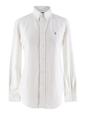 Ralph Lauren Polo White cotton Oxford shirt