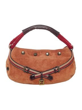 Fendi Vintage tan suede hobo bag