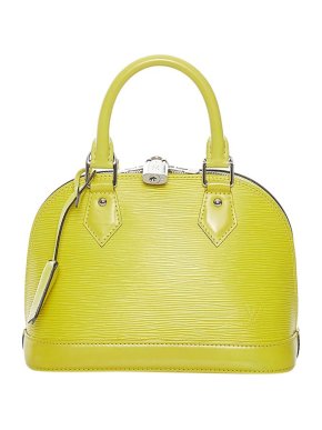 Louis Vuitton Yellow Epi leather Alma BB bag