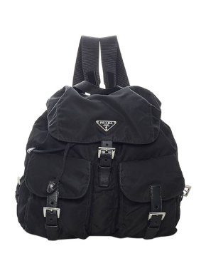Prada Black nylon Tessuto backpack