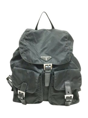Prada Black nylon Tessuto backpack