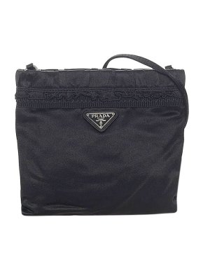 Prada Black nylon Tessuto crossbody bag