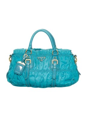 Prada Blue nylon Tessuto Gaufre bag