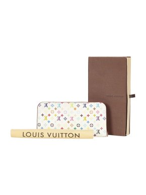 Louis Vuitton Monogram Multicolore canvas Portefeuille Ansoritto long wallet
