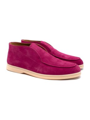 Loro Piana Raspberry suede Open Walk shoes