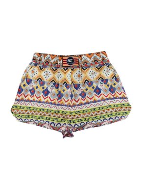 Etro Multicolour Aztec print cotton poplin shorts