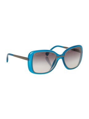 Chanel Blue Square Tinted Sunglasses