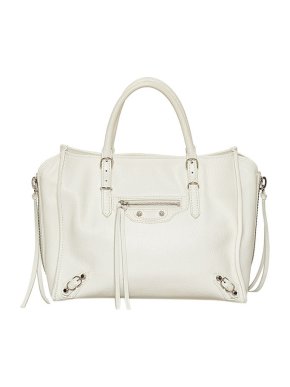 Balenciaga Ivory leather Papier A4 bag