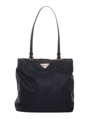 Prada Black nylon Tessuto tote bag