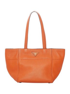 Prada Tan Vitello Daino tote bag