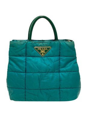Prada Turquoise nylon Tessuto Bomber bag