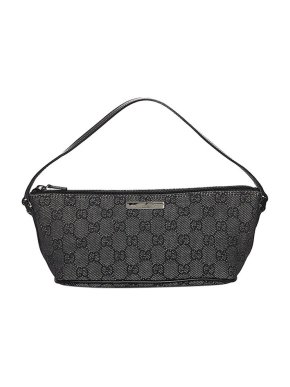 Gucci Vintage GG canvas boat baguette