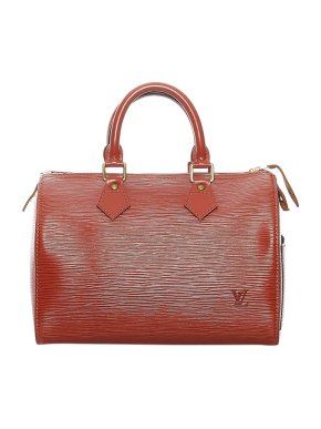 Louis Vuitton Cognac Epi leather Speedy 25 bag