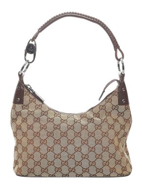 Gucci Vintage GG canvas hobo bag