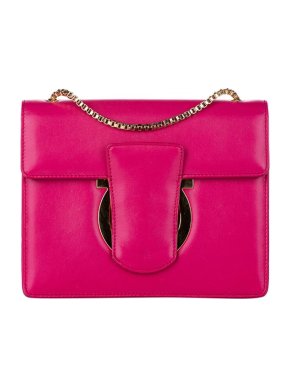 Salvatore Ferragamo Pink leather Gancini Thalia bag