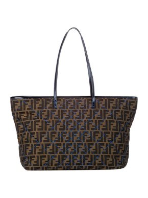 Fendi Zucca roll quilted canvas tote bag