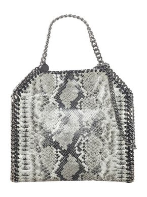 Stella McCartney Faux-snakeskin mini Falabella tote bag
