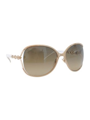Gucci Gold-tone metal butterfly sunglasses
