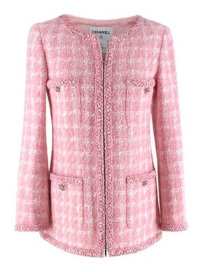 Chanel Pink  Tweed Jacket