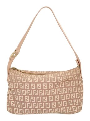 Fendi Vintage Beige Zucchino Baguette