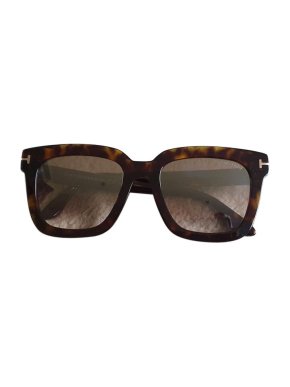 Tom Ford Tortoiseshell oversize Sari sunglassed