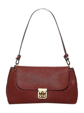 Chloe Burgundy leather Elsie bag