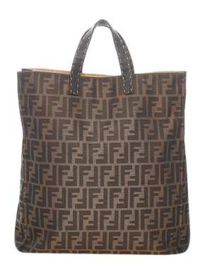 Fendi Vintage Zucca Selleria canvas tote bag