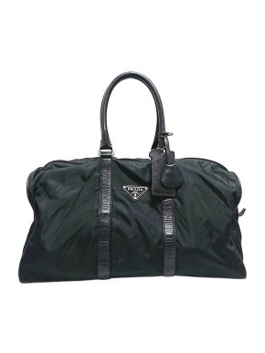 Prada Black Nylon Travel Bag