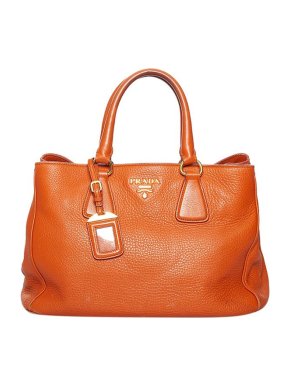 Prada Tan Vitello Daino Leather tote bag