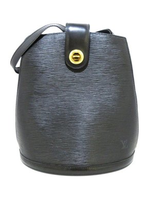 Louis Vuitton Black Epi leather Cluny bag