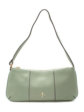 Manu Atelier Calfskin Water Green Pita Bag