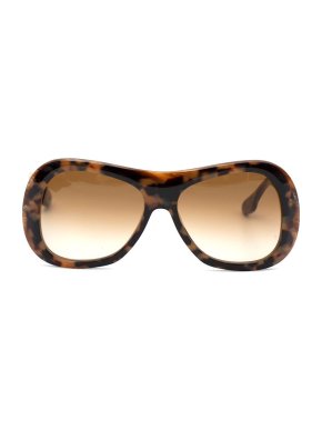 Victoria Beckham Tortoiseshell acetate oversize VB623S Sunglasses