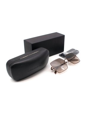Alexander McQueen Square frame gradient lens  AM0273S Skull Sunglasses