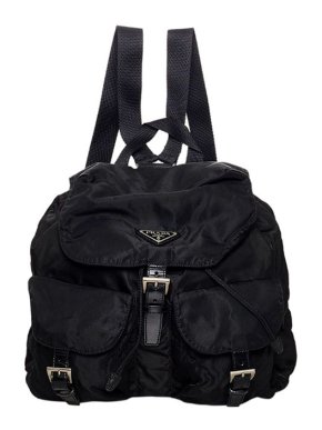 Prada Black nylon Tessuto backpack