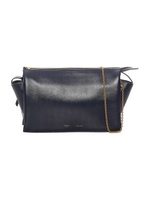 Celine Navy leather Trifold bag