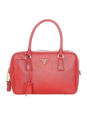 Prada Red Saffiano Verncie  bag
