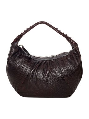 Fendi Vintage black leather Spy hobo bag