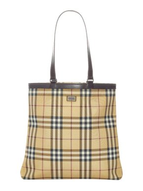 Burberry Vintage House Check PVC tote bag
