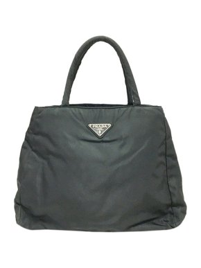 Prada Black nylon Tessuto tote bag